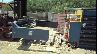 MHS 200tons Waste Cardboard Box compactor machine