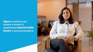 Mindtalk For Education |Signs to look if child is experiencing mental health issues| Ft.Neha Cadabam