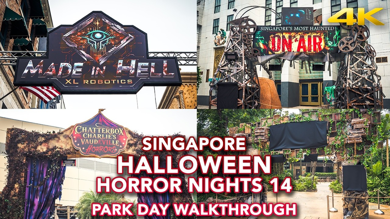 Halloween Horror Nights 14 Day Walkthrough: Haunted Houses, Scare Zones, HHN14 Merch