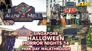 Halloween Horror Nights 14 Day Walkthrough: Haunted Houses, Scare Zones, HHN14 Merch screenshot 3