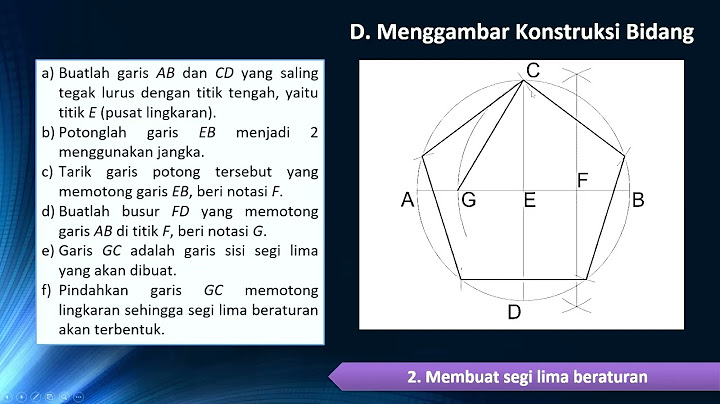 Dalam menggambar bentuk pada gambar geometri lingkaran dapat digunakan sebagai sarana bantu