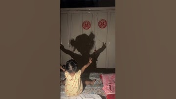 Cute Shadow Dance🤩#shadow #dance #cutebaby #baby #shortsfeed #viralvideo #ytshorts #short #bgm #yt