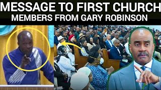 Gary Robinson Warning First Church Members Against Pastor Gino Jennings