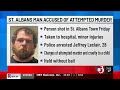 St. Albans man arrested, charged with attempted murder