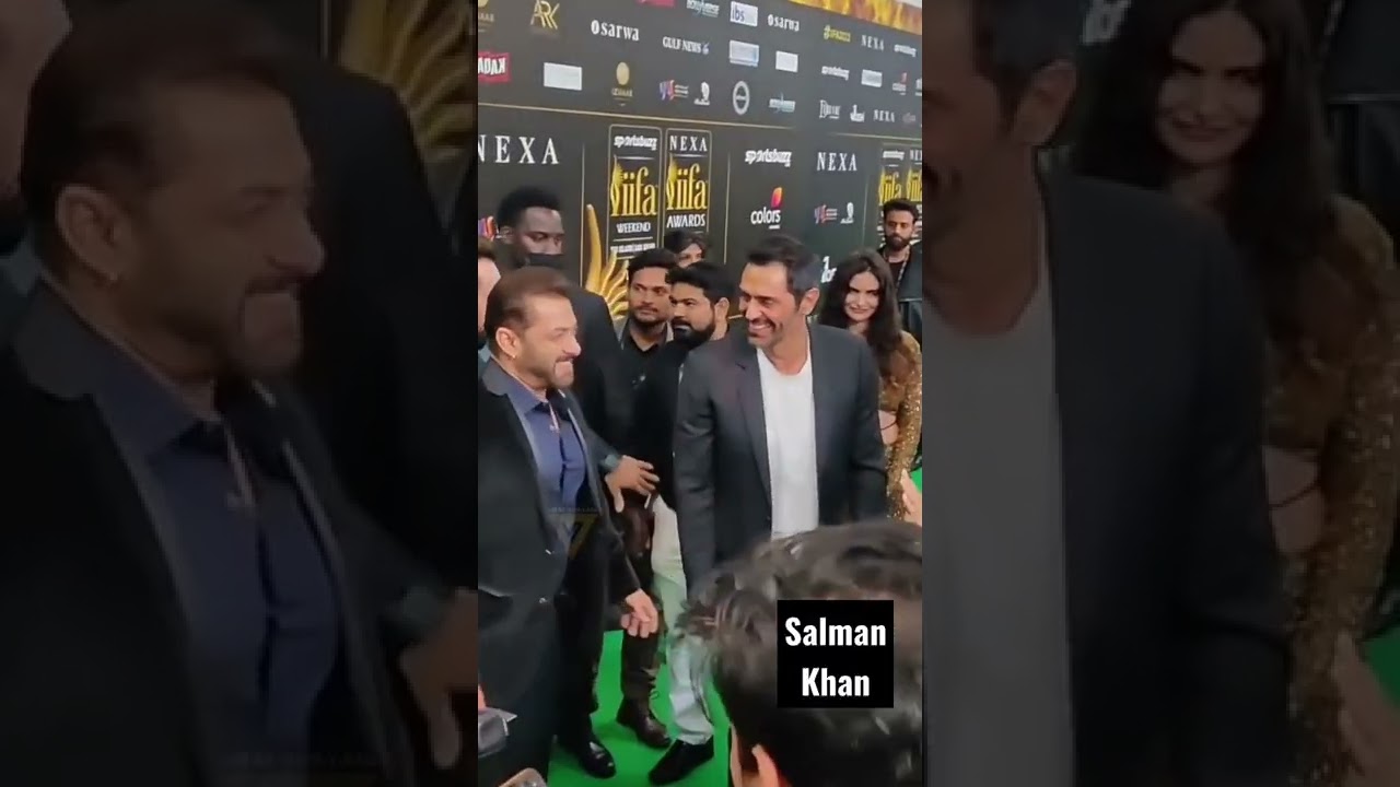 Salman khan at iifa  and arjun Rampal  