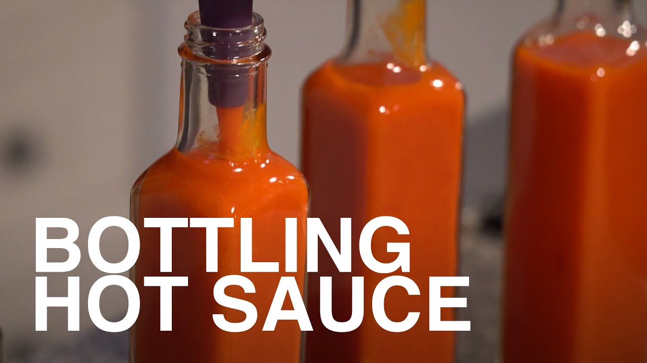 How to Bottle Hot Sauce YouTube