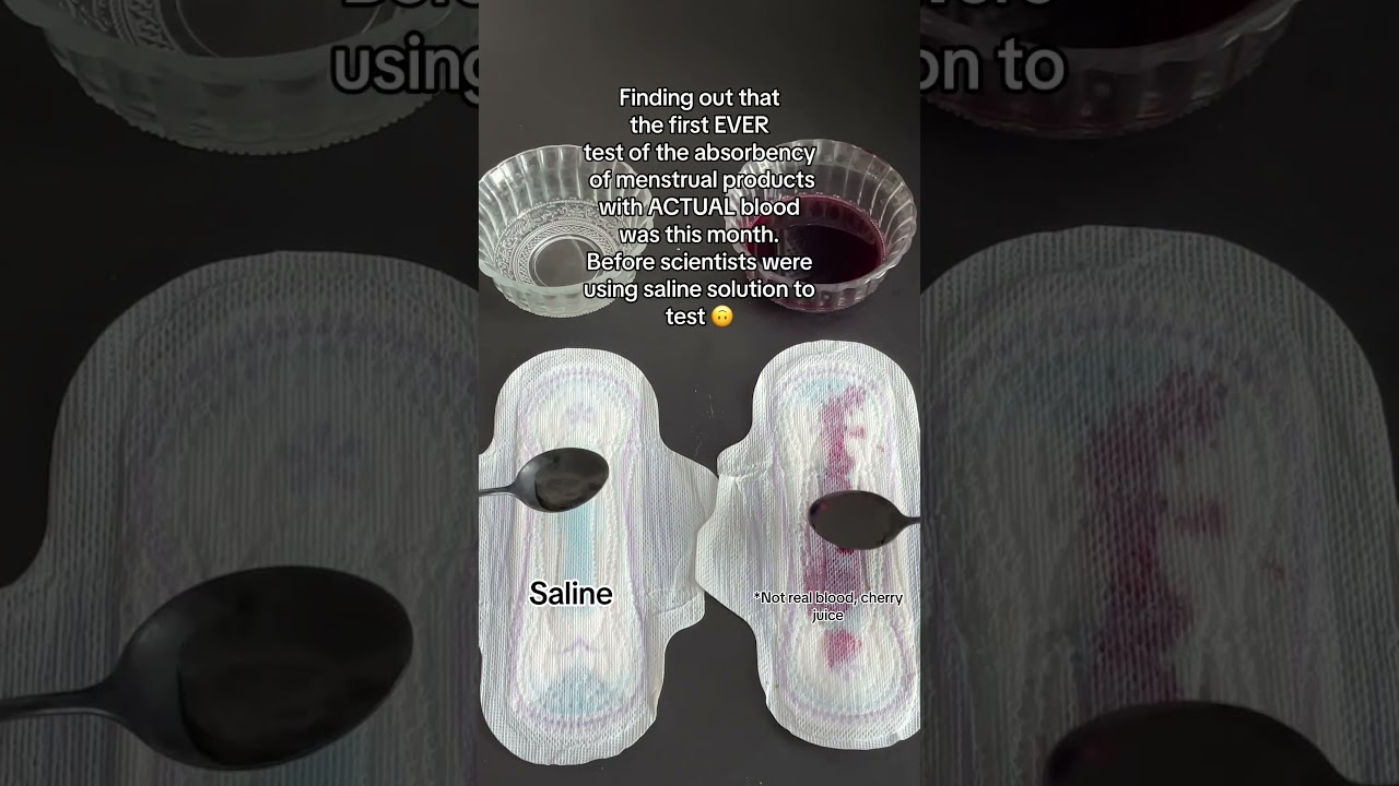 Absorbency of Period Products Tested 