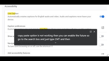 How To Disable and Enable Live Caption Feature In Google Chrome