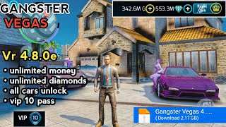 Gangster Vegas Mod apk l  new update l VIP10 Pass l #unlimitedmoney #supercars screenshot 3