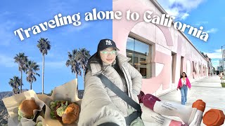 US VLOG: Traveling alone to California, Day trips to Santa Barbara & Melrose