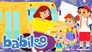 back school song winter song babiloo nurseryrhymes kidssongs