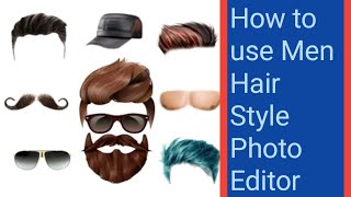 How to use Men Hair Style Photo Editor screenshot 2