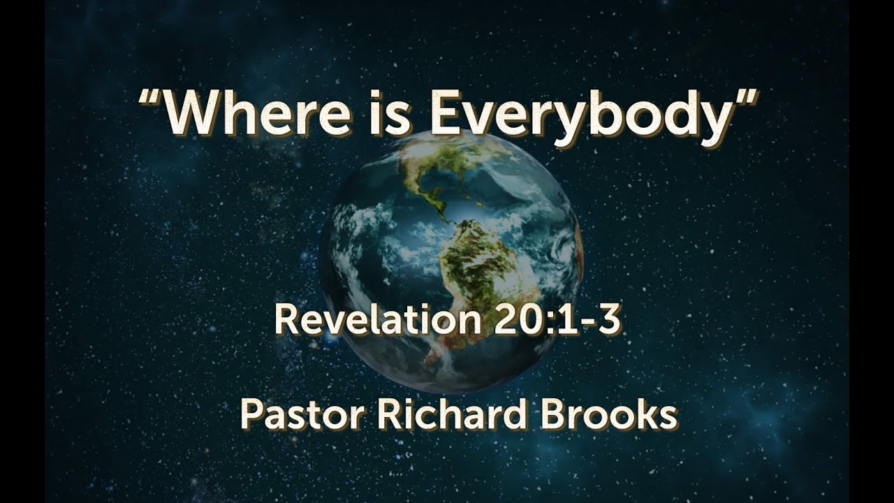 "Where is Everybody" - Pastor Richard Brooks (12/27/2025)