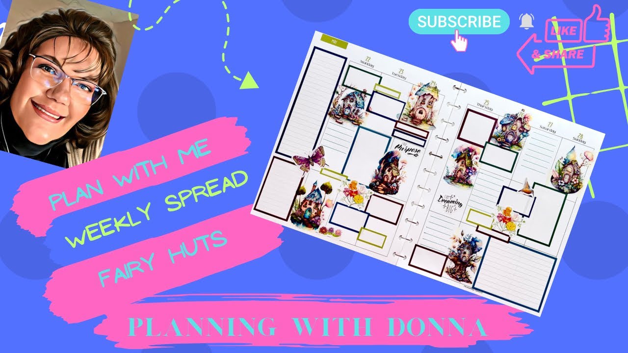 PLAN WITH ME WEEKLY SPREAD BIG VERTICAL