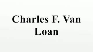 Charles F. Van Loan