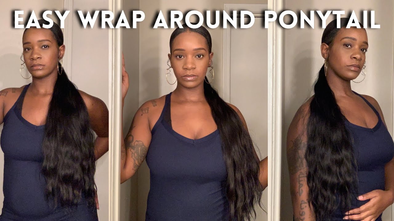 Shake N Go Easy Wrap Around Ponytail | 24 inch Ponytail for $15!