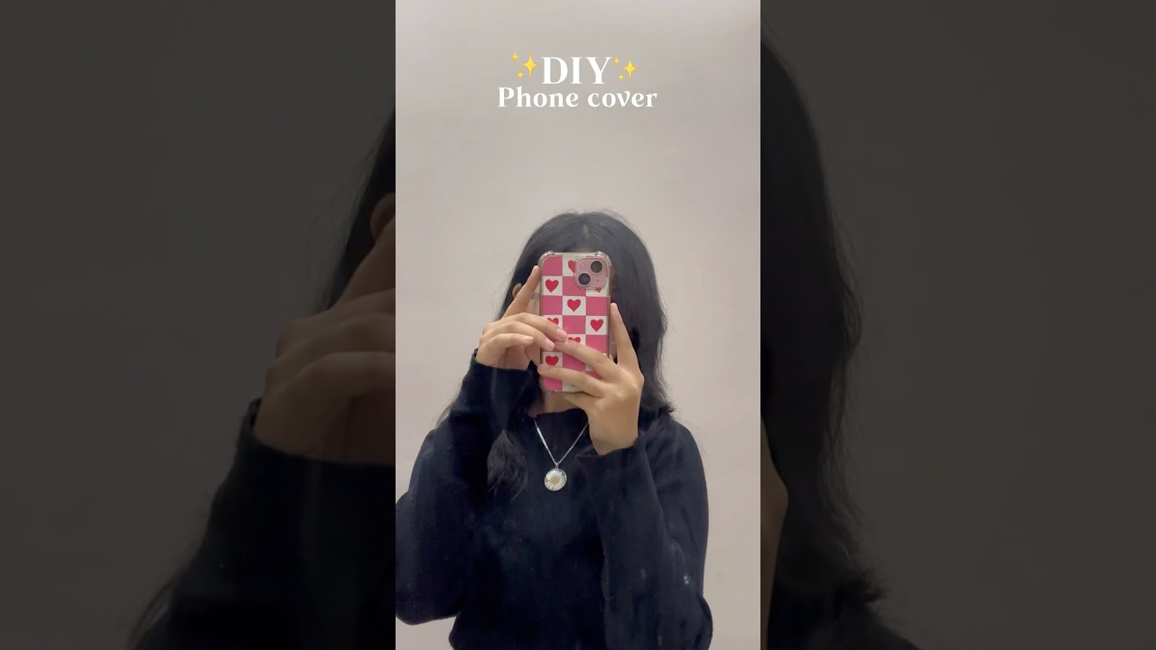 DIY heart phone cover 💕✨🫶🏻 