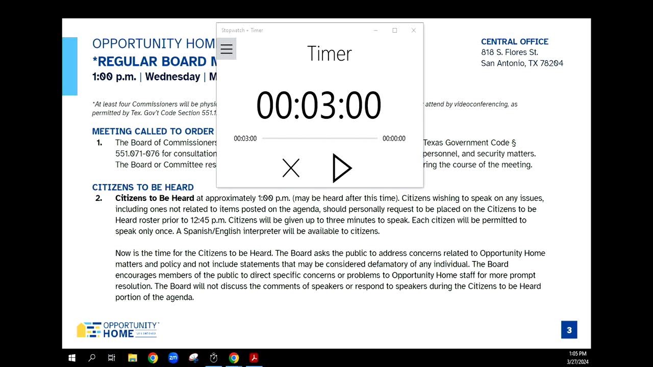 Operations and Real Estate board Meeting 03/20/2024 YouTube