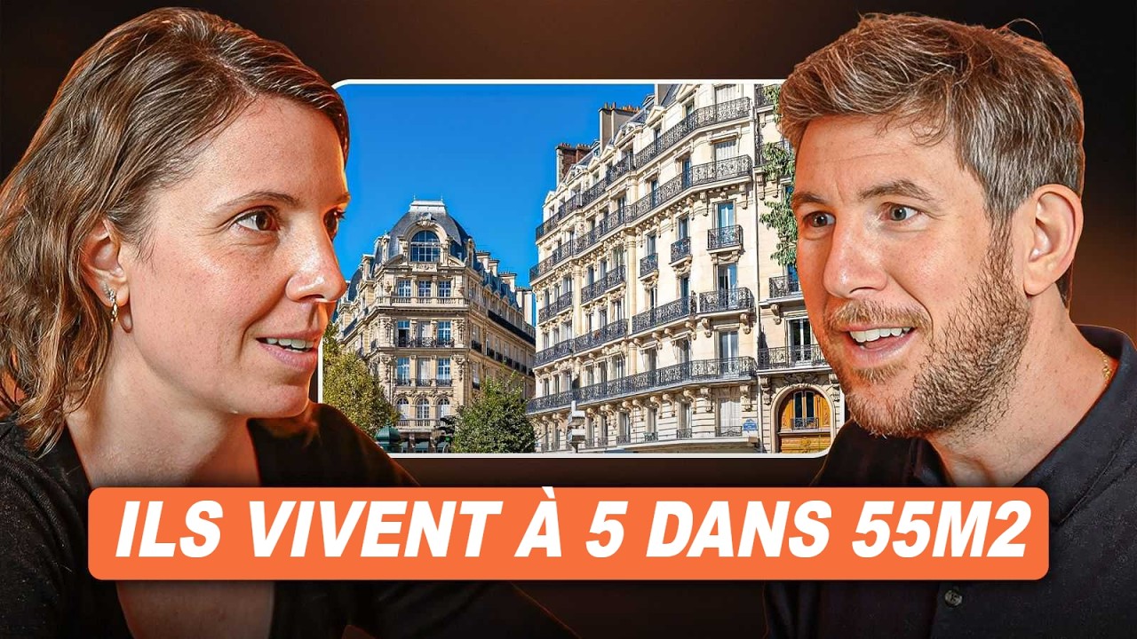 À 5 dans 55m² à Paris : Pourquoi elle refuse de quitter la capitale !