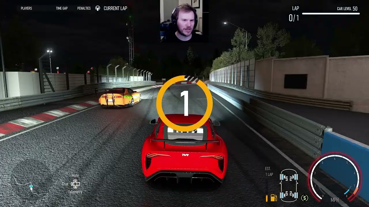 TVR Races Nurburgring at Night Starting Last! Can This Bumpy Ride Turn Into a Win?