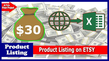 Product Listing Data Entry Tutorial l Simple Website To Excel Copy Paste Job l Bivash Academy