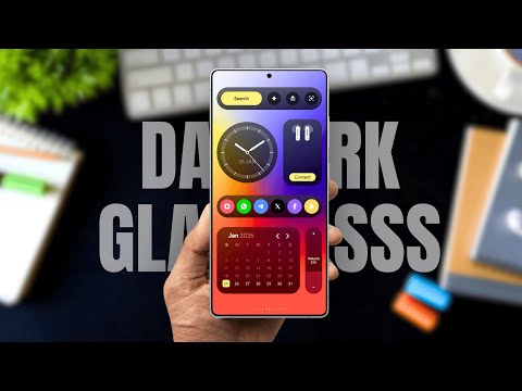 Video The Android Makeover ! DARK GLASS Widgets