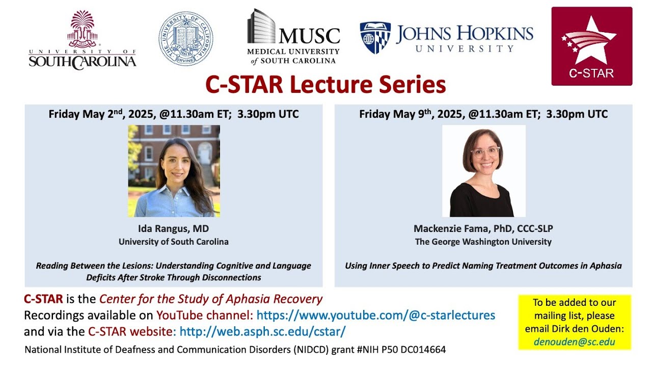 "Understanding Cognitive and Language Deficits After Stroke Through Disconnections", Ida Rangus