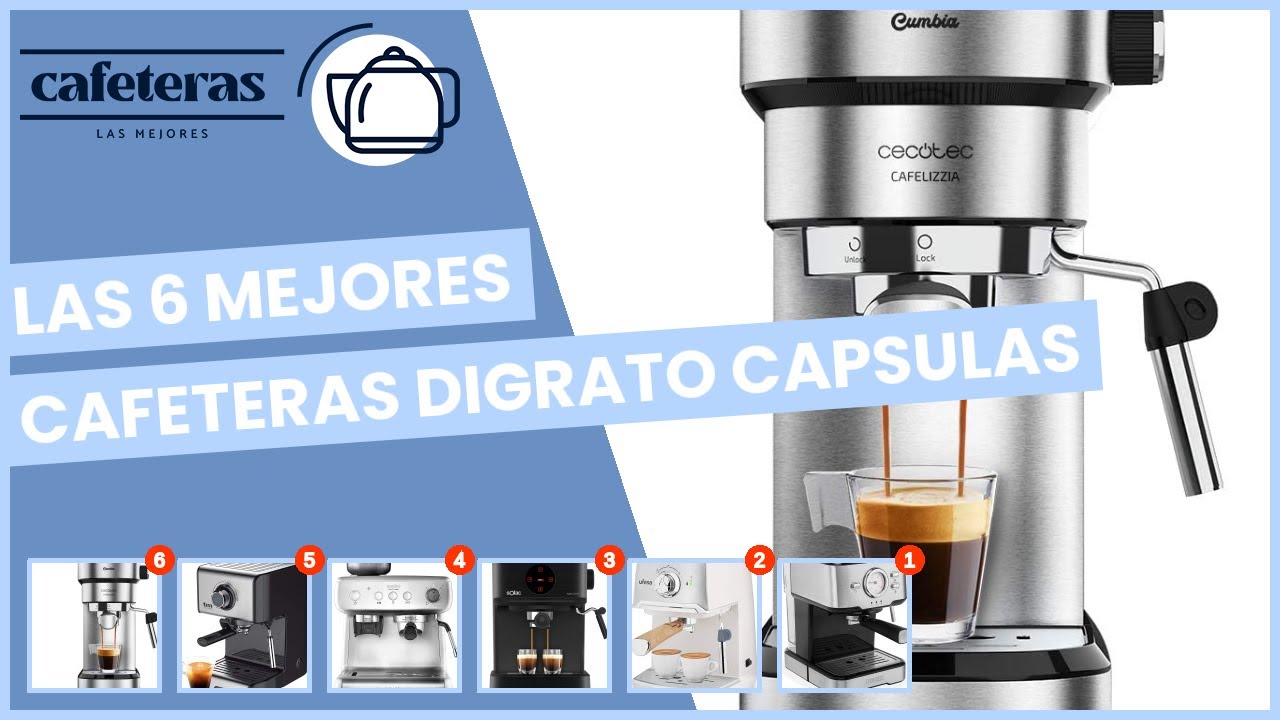 Las 6 mejores cafeteras de cápsulas