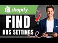 How to Find DNS Settings in Shopify | Quick Guide | Easily 2026