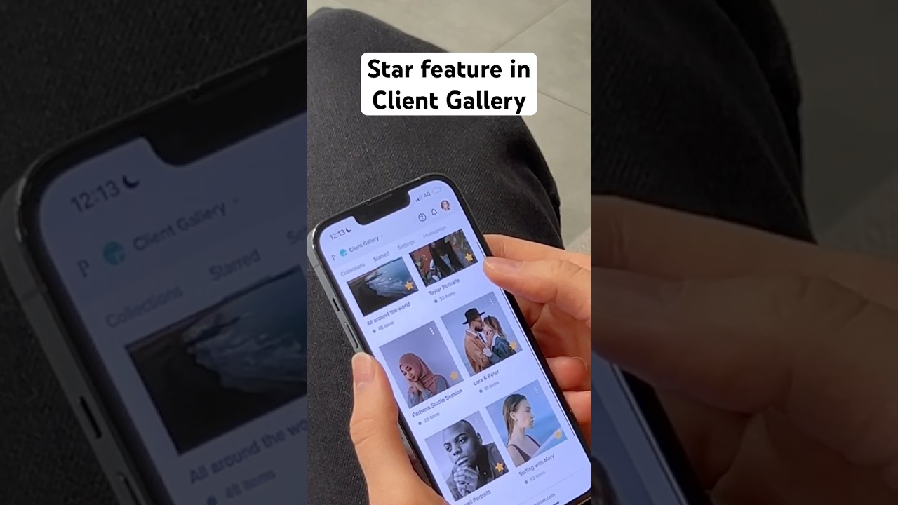 Star your favorite Pixieset galleries and photos, to keep them always on hand  
