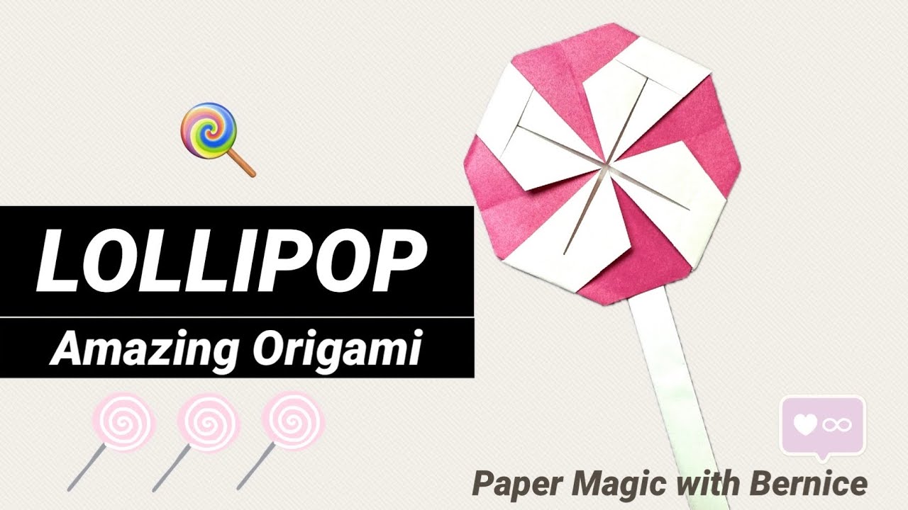 How to Make a Cute Paper Lollipop 🍭 | Simple DIY Craft for All Ages