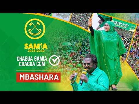 MGOMBEA URAIS KUPITIA CCM DKT SAMIA SULUHU HASSAN AKIWA KATIKA KAMPENI MBAMBA BAY