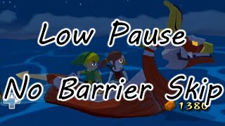 The Wind Waker Low Pause Any% No Barrier Skip Speedrun in 9:01:50