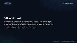 Information 43 open redirect cors News
