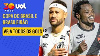 PALMEIRAS ELIMINA SANTOS; VASCO VENCE E ESTÁ NA SEMIFINAL | GOLS DA COPA DO BRASIL E BRASILEIRÃO