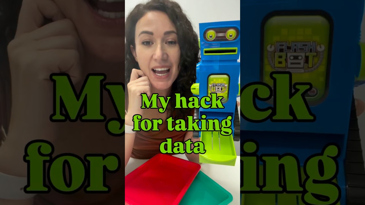 Speech therapy data collection hack- use trays!