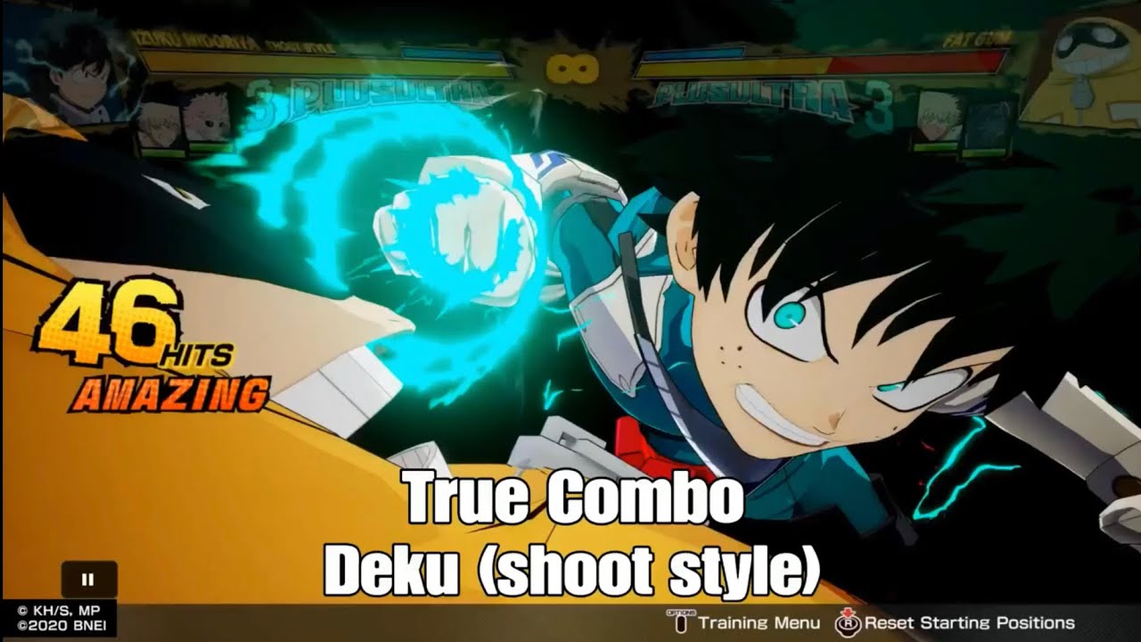 My Hero Academia One's Justice 2 Deku True Combo
