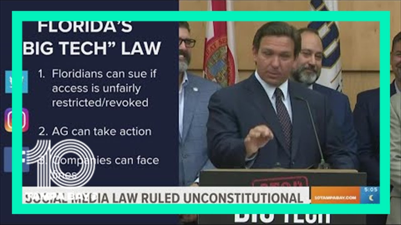 Appeals Court: Florida Law On Social Media Unconstitutional