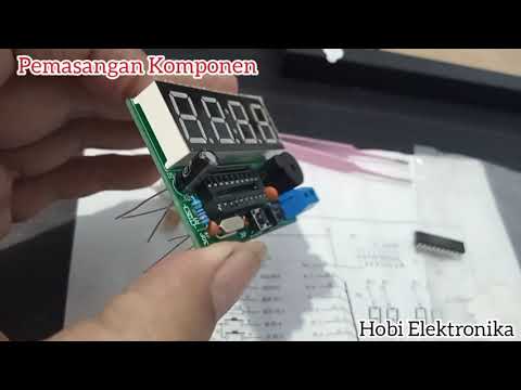 Cara Mudah MEMBUAT JAM DIGITAL - DIGITAL CLOCK | Microcontroller AT89C2051 | Elektronika Digital