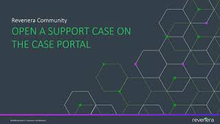 Open a Support Case on the Case Portal