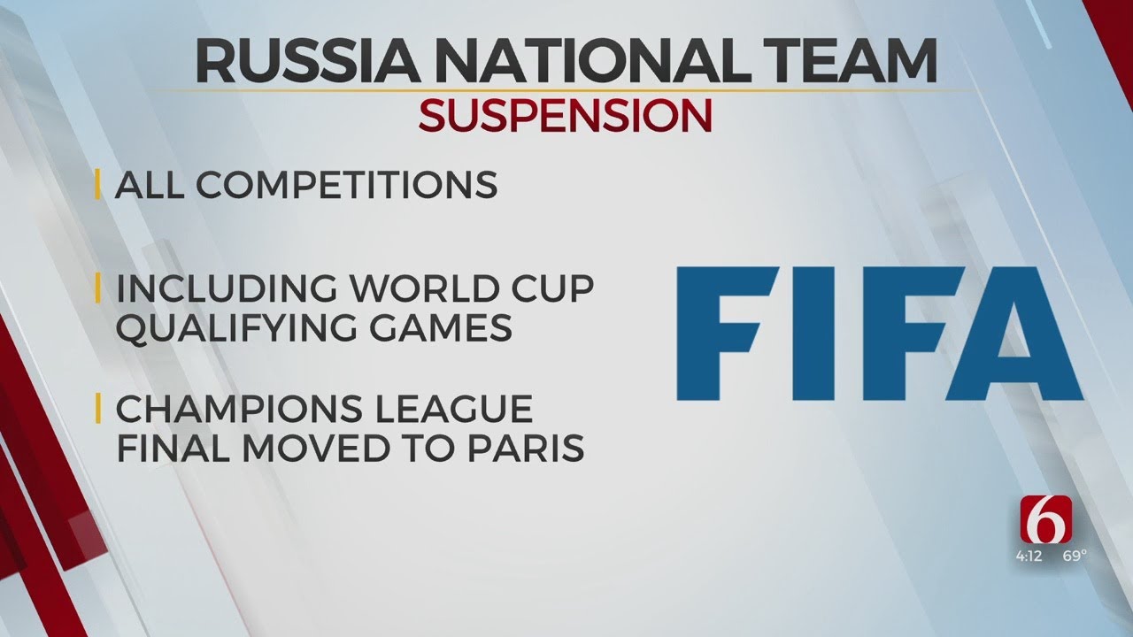 Russia Suspended From International Soccer Over Ukraine War