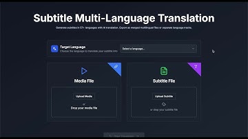 Subtitle Multi-Language Translation | QuickLRC