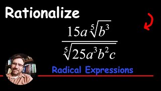 Rationalize a Fifth Root Denominator (5th Root in the Bottom of a Fraction)