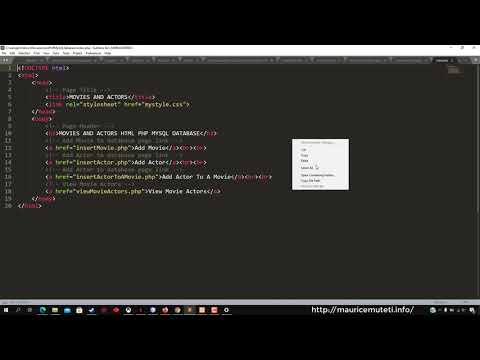 Insert Delete Read Data From Mysql Table Using PHP MySQL HTML Xampp Localhost(phpMyAdmin)
