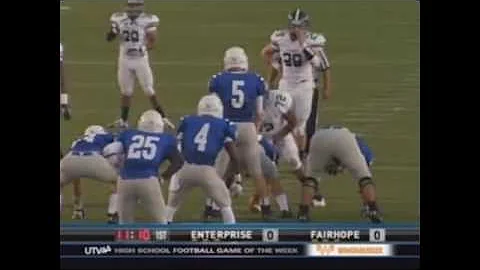 GAME OF THE WEEK - Enterprise vs. Fairhope (2012 Week 2)