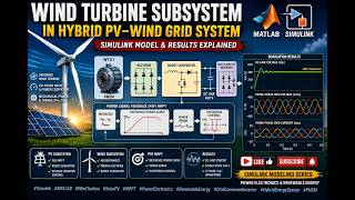 Wind Turbine in Hybrid PV-Wind System | PMSM, PSF MPPT & Simulink Simulation Explained