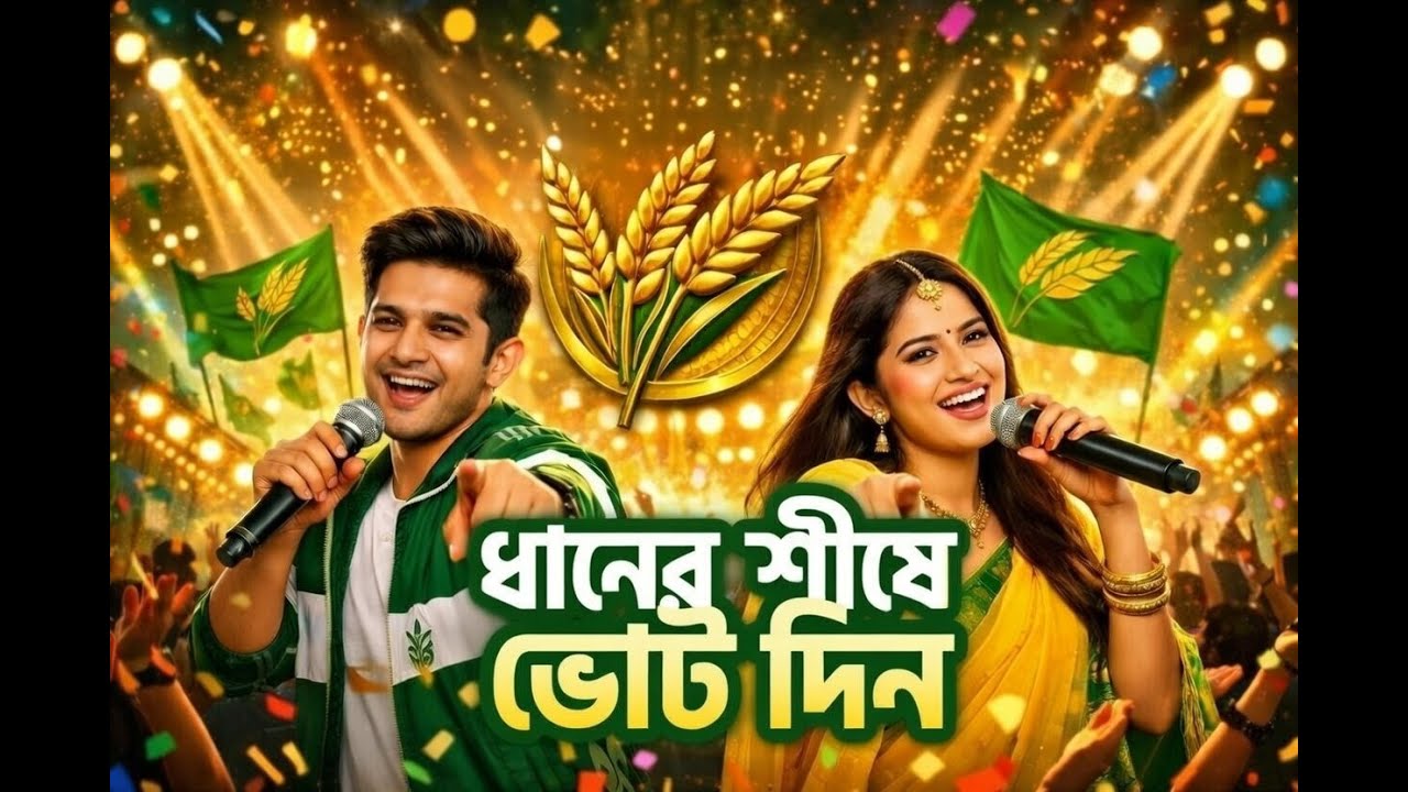 ধানের শীষের নতুন গান। ২০২৬ ভোটের গান | Dhaner Shish Marka Song 2026 | Election Festival Duet