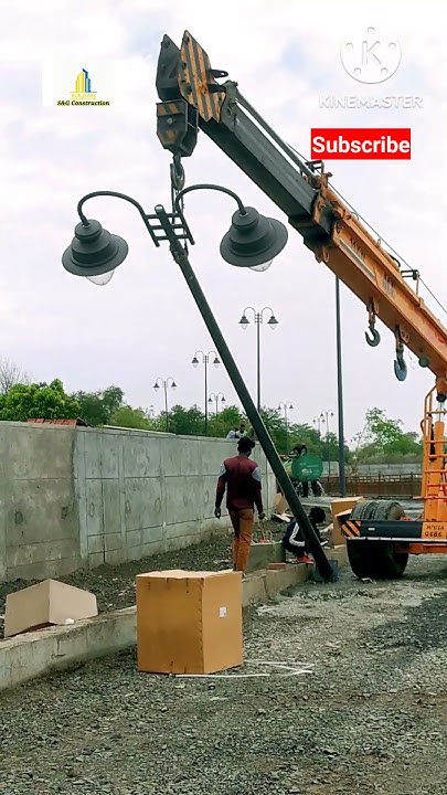 Street Light Pole Installation Street Light Pole Connection street-light-pole-installation-street-light-pole-connection
