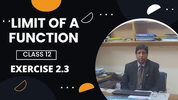 Limit of Function |Class 12 |Exercise 2.3 |Federal Board |KPK board |Urdu |Maths with Sir Basharat