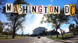 Washington D.C. 4k - Driving Downtown - District of Columbia